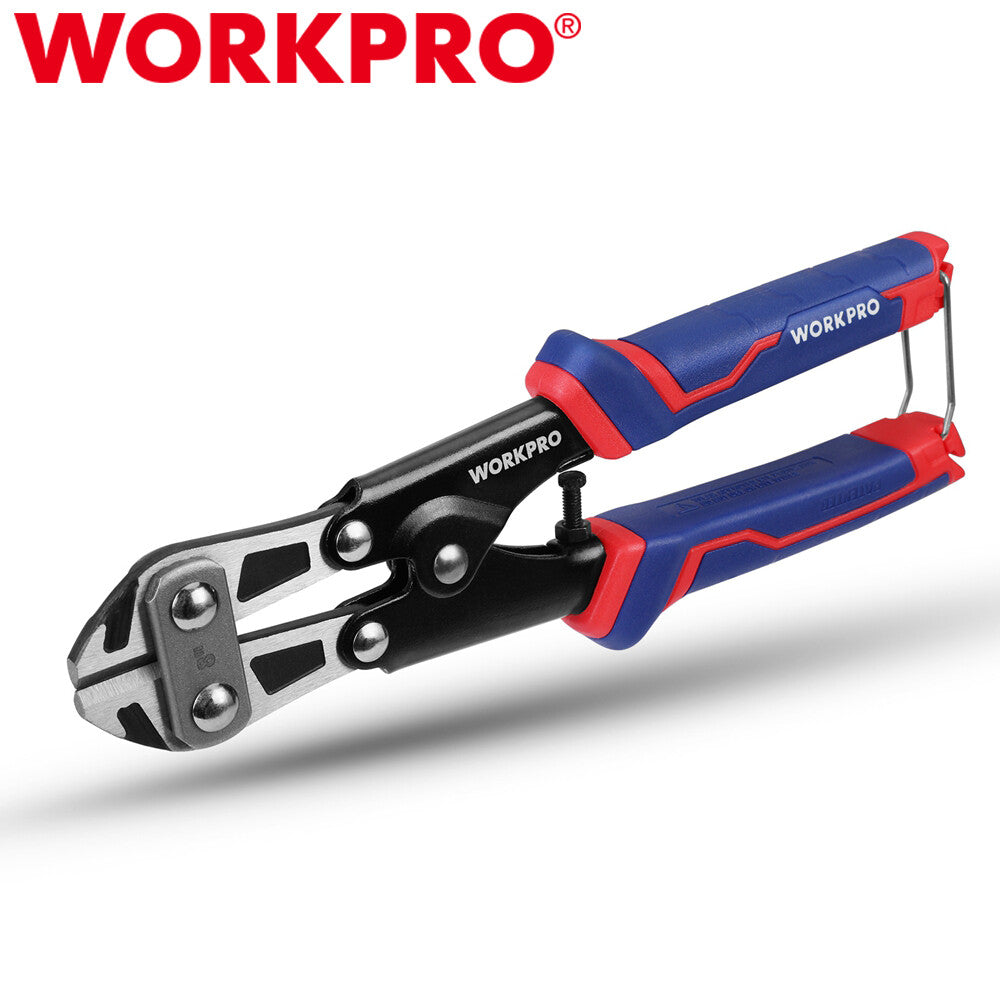 WORKPRO 8inch Heavy Duty Mini Bolt Cutter Spring Loaded Wire Cutter