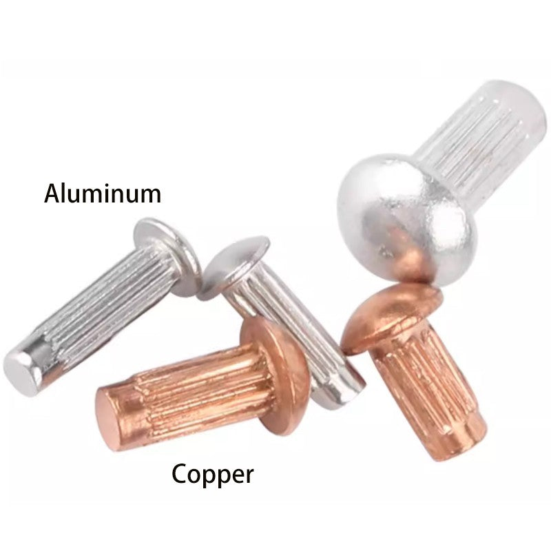 Copper & Aluminum Round Head Rivets M2-M4