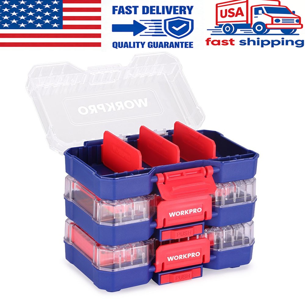 WORKPRO 3-Piece Small Parts Organizer by WORKPRO