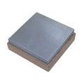 3" X 3" X 1" Steel Combination Bench Block Wooden Base - Jewelry