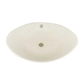 Oblong Shaped Vessel Bathroom Vanity Sink 23-1/2" X 15-1/2" Ivory