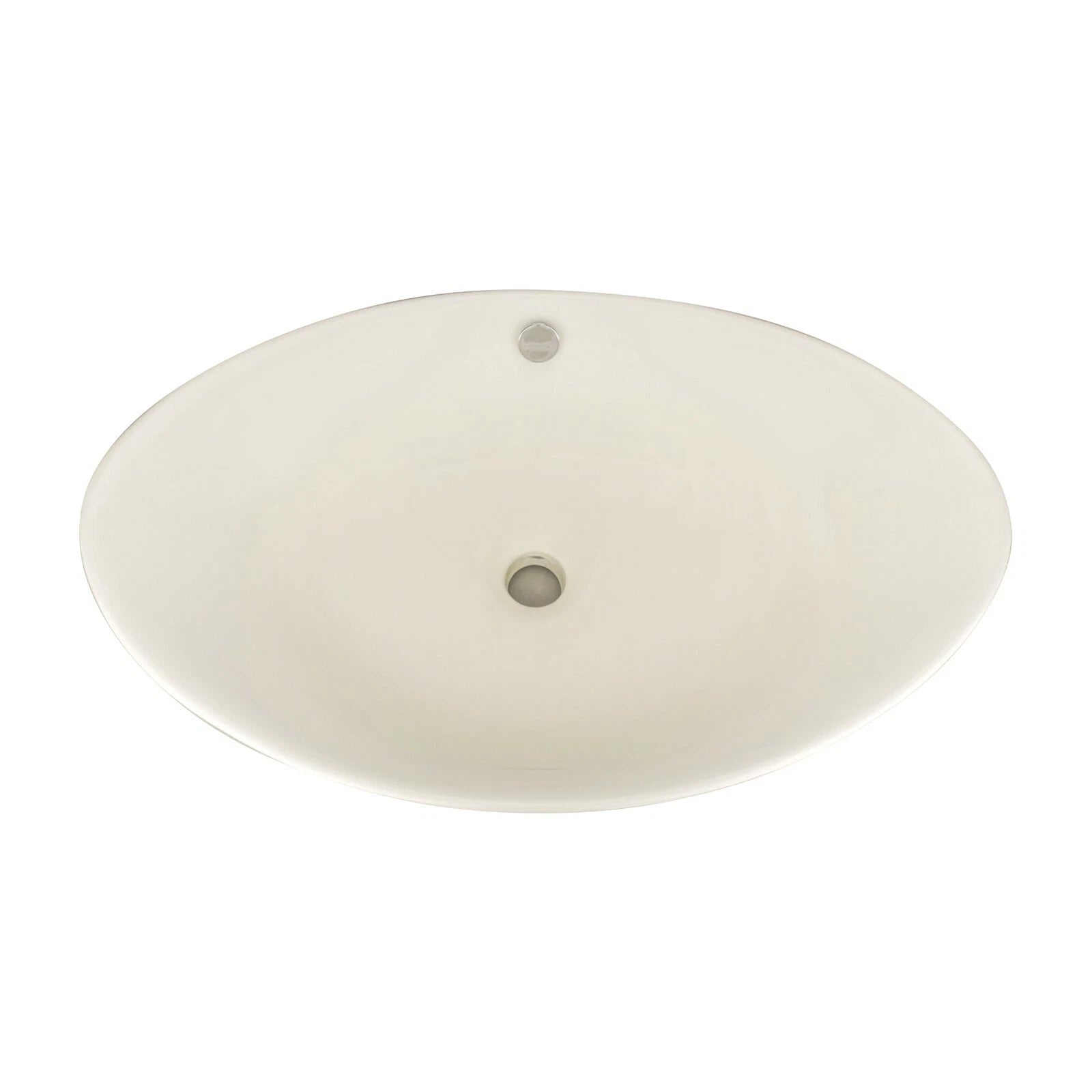 Oblong Shaped Vessel Bathroom Vanity Sink 23-1/2" X 15-1/2" Ivory