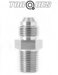 AN -6 (AN6 AN 06) to 1/4" NPT Straight Stainless Steel Adapter