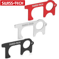 SWISS+TECH 3PIECE EDC Door Opener Tool & Non-Contact Keychain for