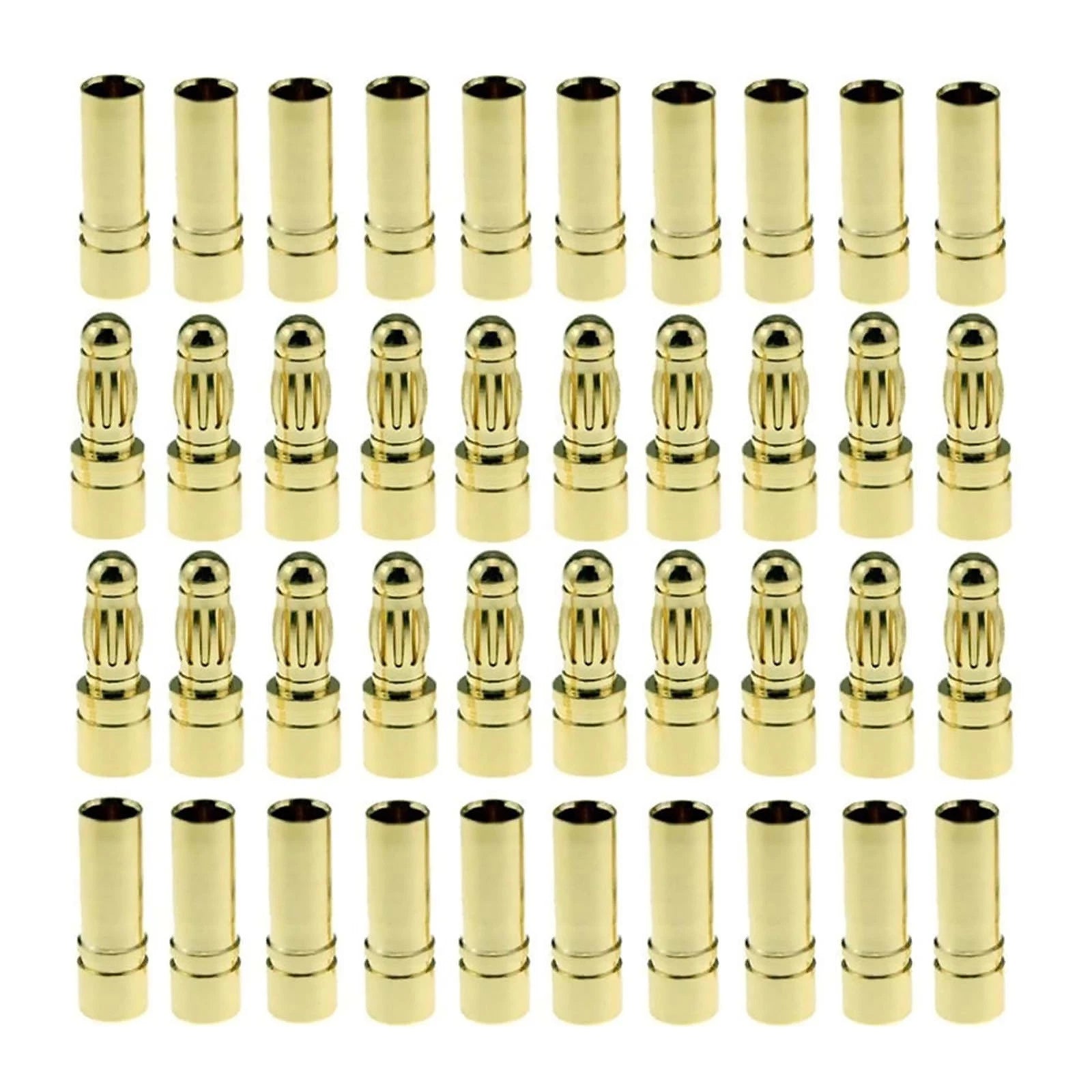 3.5mm Gold Bullet Connector Low Resistance For Esc Brushless Motor Rc