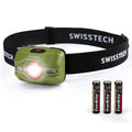 Swiss+tech 300 Lumens Led Headlamp Flashlight Head Lamp Red Storbe