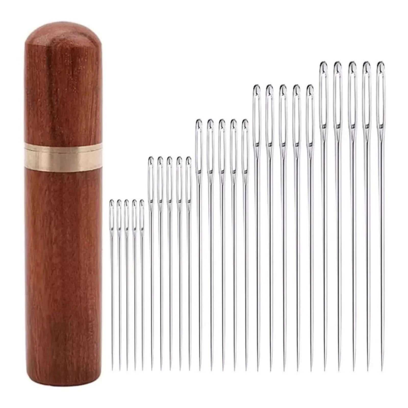 Large Eye Sewing Needles, Needle For Sewing Delicate Silk Heavy Denim