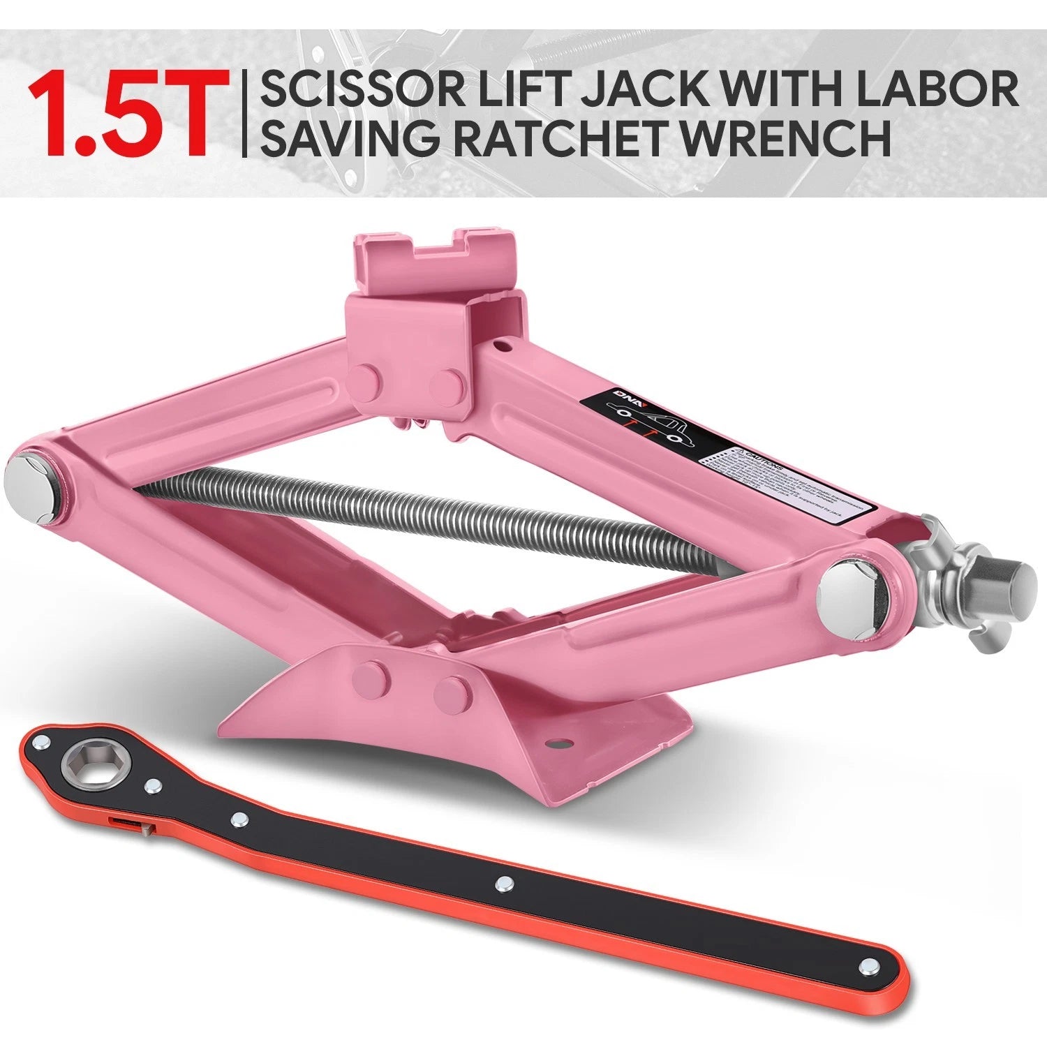 3306lbs Capacity 15.2in Lift Steel Pink Leveling | Built Supply Co