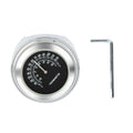 Motorcycle Front Chrome Waterproof Handlebar Mount Thermometer For