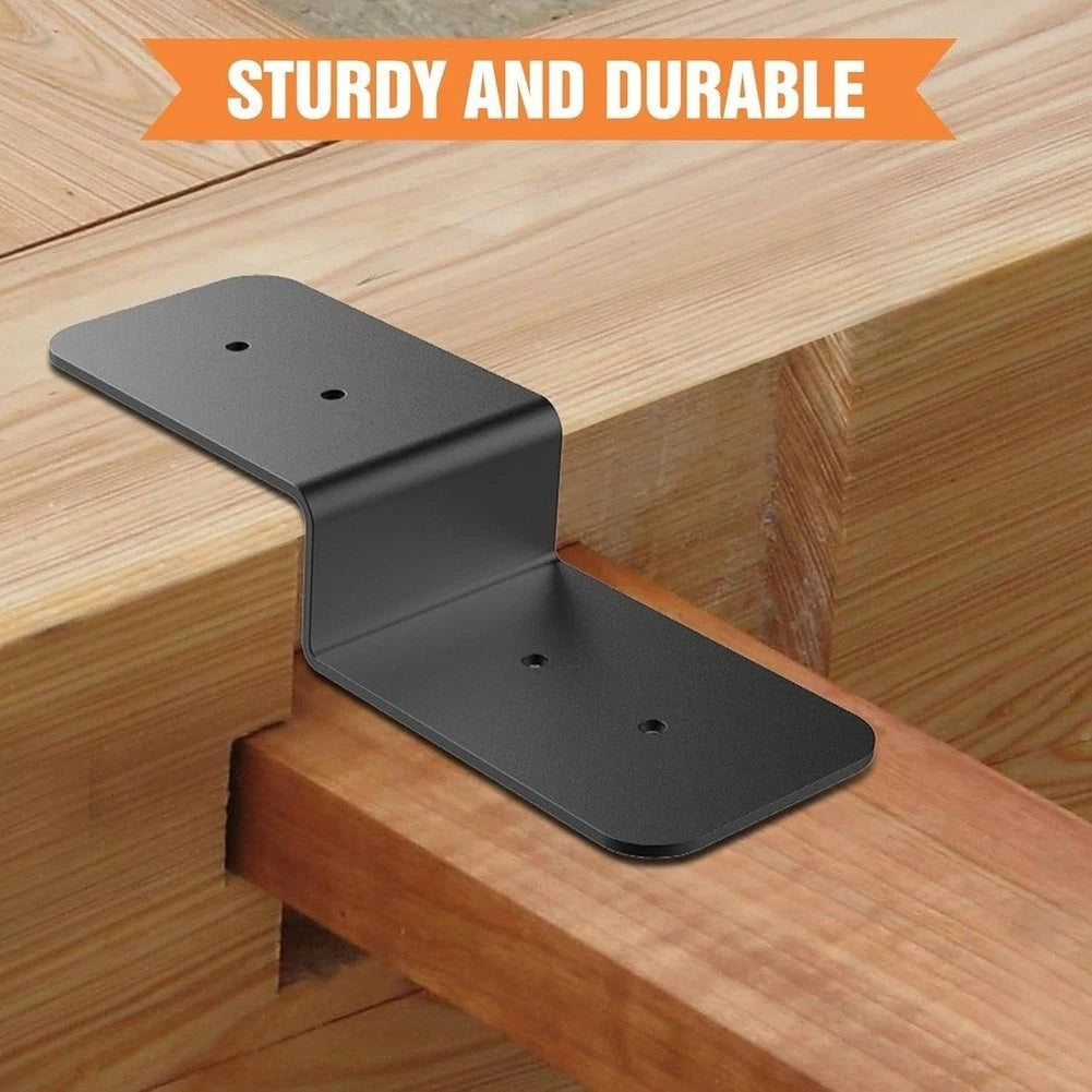 Z Shape Steel Bracket For Post Beam Furniture Pergola Connector
