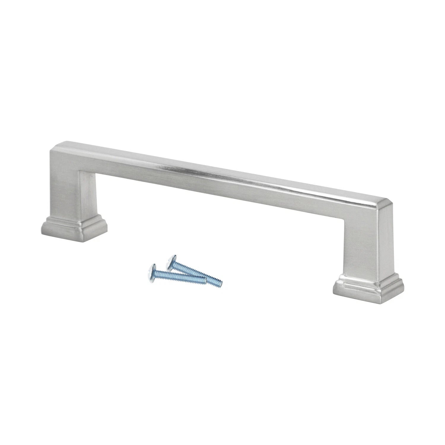 5-1/32" Center To Center, 5-13/16" Long Cabinet Pull, Brushed Nickel