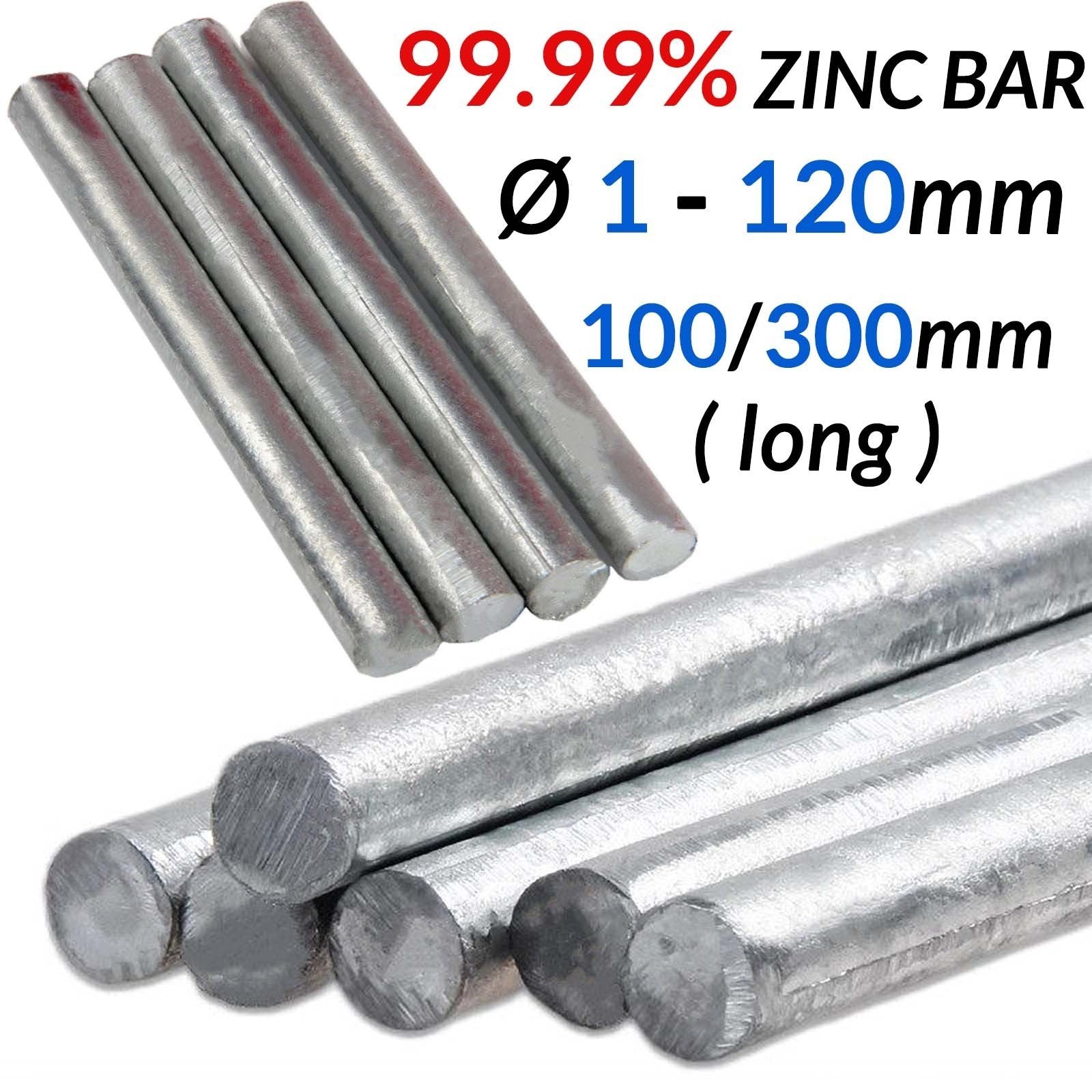 Zinc Rod High Purity Anode Electroplating