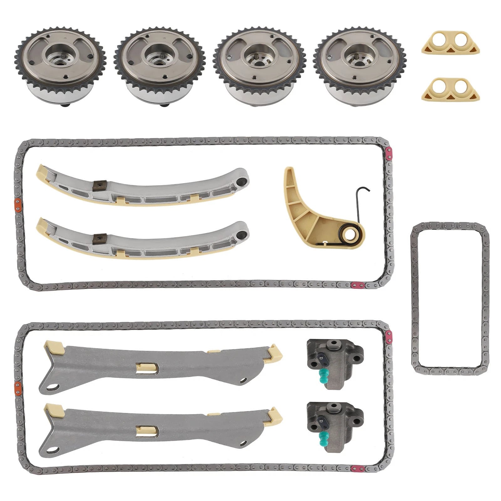 Timing Chain Kit VVT Gears For Hyundai Santa Fe Kia Sorento Genesis 3.3L 3.8L US
