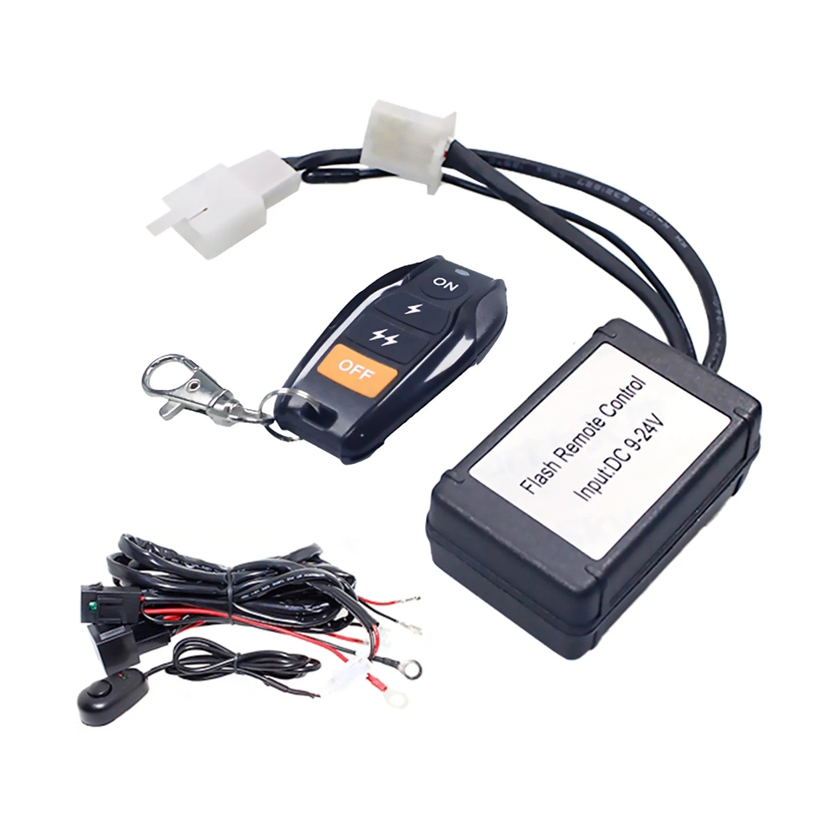 Car Offroad Led Work Light Bar Wire Cable Wireless Remote Control