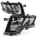 Fit 09-10 Ford Edge Black Housing Amber Corner | Built Supply Co