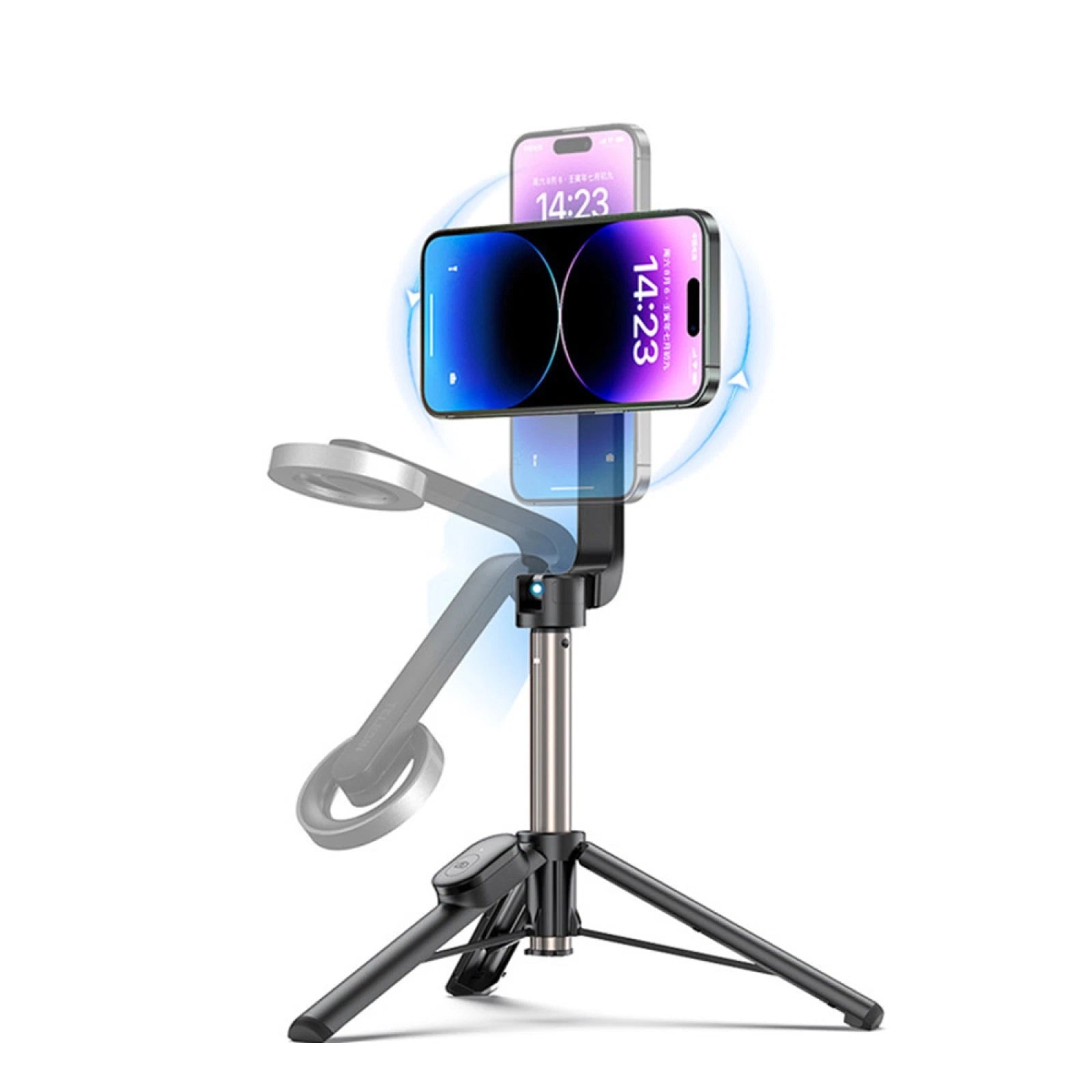 Magnetic Phone Selfie Stick Tripod With Remote For Iphone 14 13 12