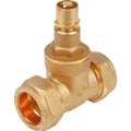 22mm Compression Lockshield Gate Valve
