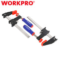 WORKPRO 2PCS 6" Steel Bar Clamps Set Quick-Release Bar Clamps 600 Lbs