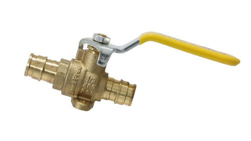1 Pack XFITTING Pex A Ball Valve w/ Drop Ear, 1/2", Exp