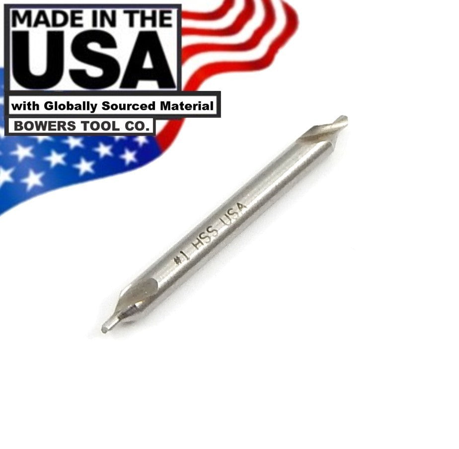 Norseman #1 Combined Center Drill Pilot Countersink
