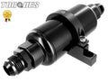 An-10 (an10 Jic-10) Black Billet Fuel Filter 30 Micron and Billet