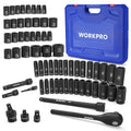 WORKPRO 65PC Impact Socket Set 10-24mm by WORKPRO