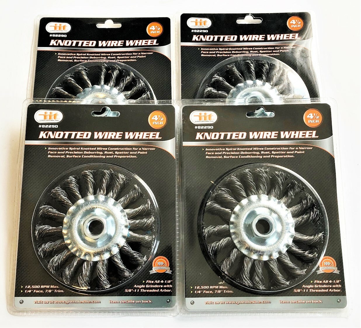 Illinois Industrial 4-1/2" Wire Wheels