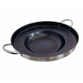 Non-stick Stainless Steel Hd Comal Concave Frying Bowl 23"x5" Para