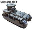 1:35 U.s. T1 Coningham Light Tank Paper Model 3d Military Ornaments