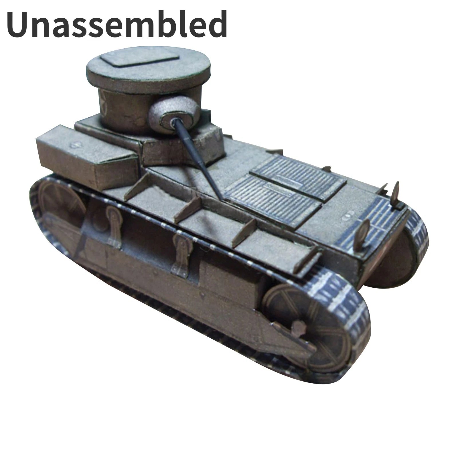 1:35 U.s. T1 Coningham Light Tank Paper Model 3d Military Ornaments