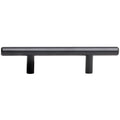 Solid Metal Bar Pull / Handle, Matte Black, 3" Hole Centers, 6"