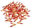 50 RED 2-3/4" COPPER 25 AMP BATTERY CHARGING CHARGER CLIP CABLE CLAMPS TEST LEAD
