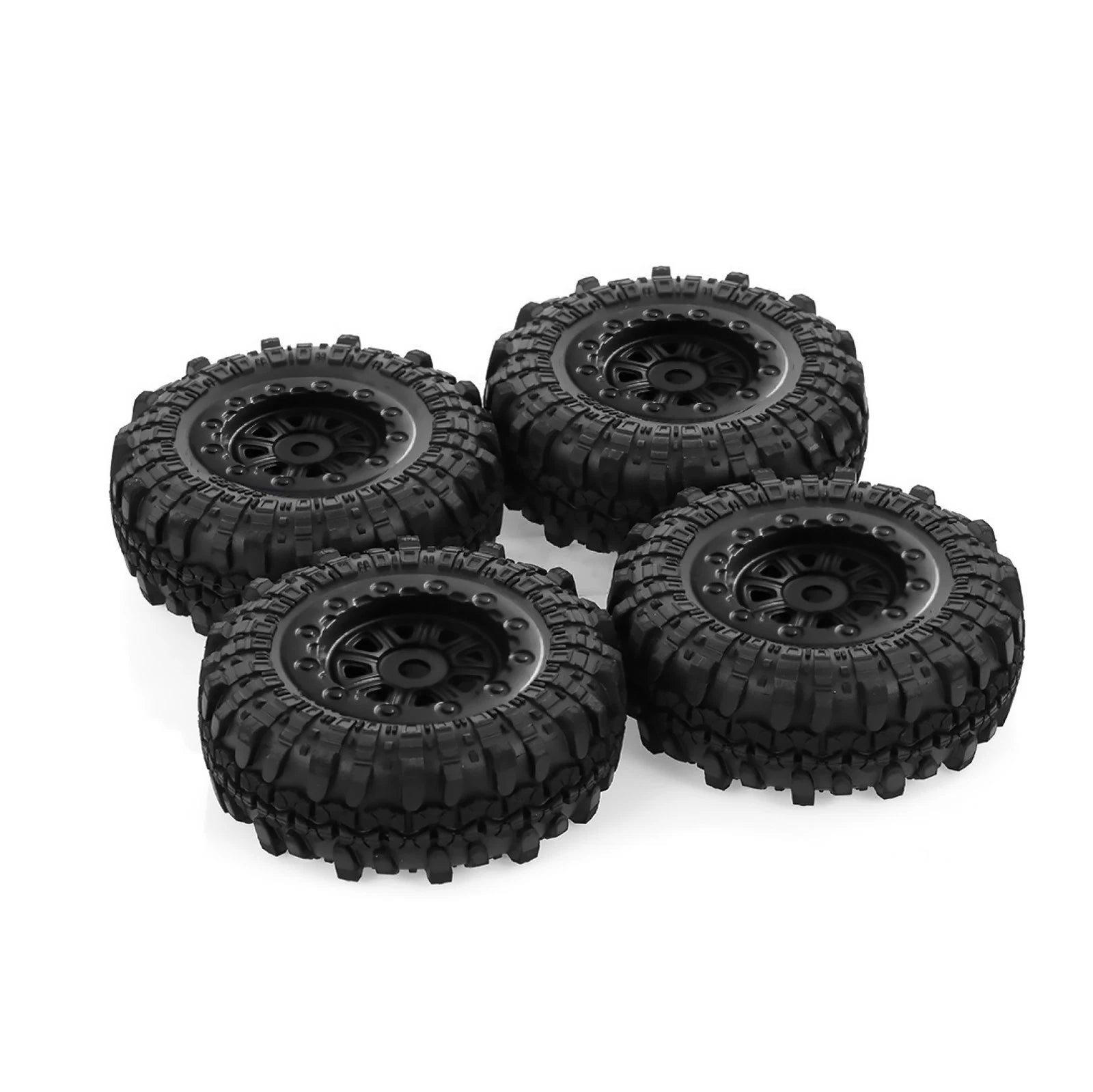 Climbing Rubber Wheel Tires For Axial Scx24 90081 Axi00001 1/24 Rc
