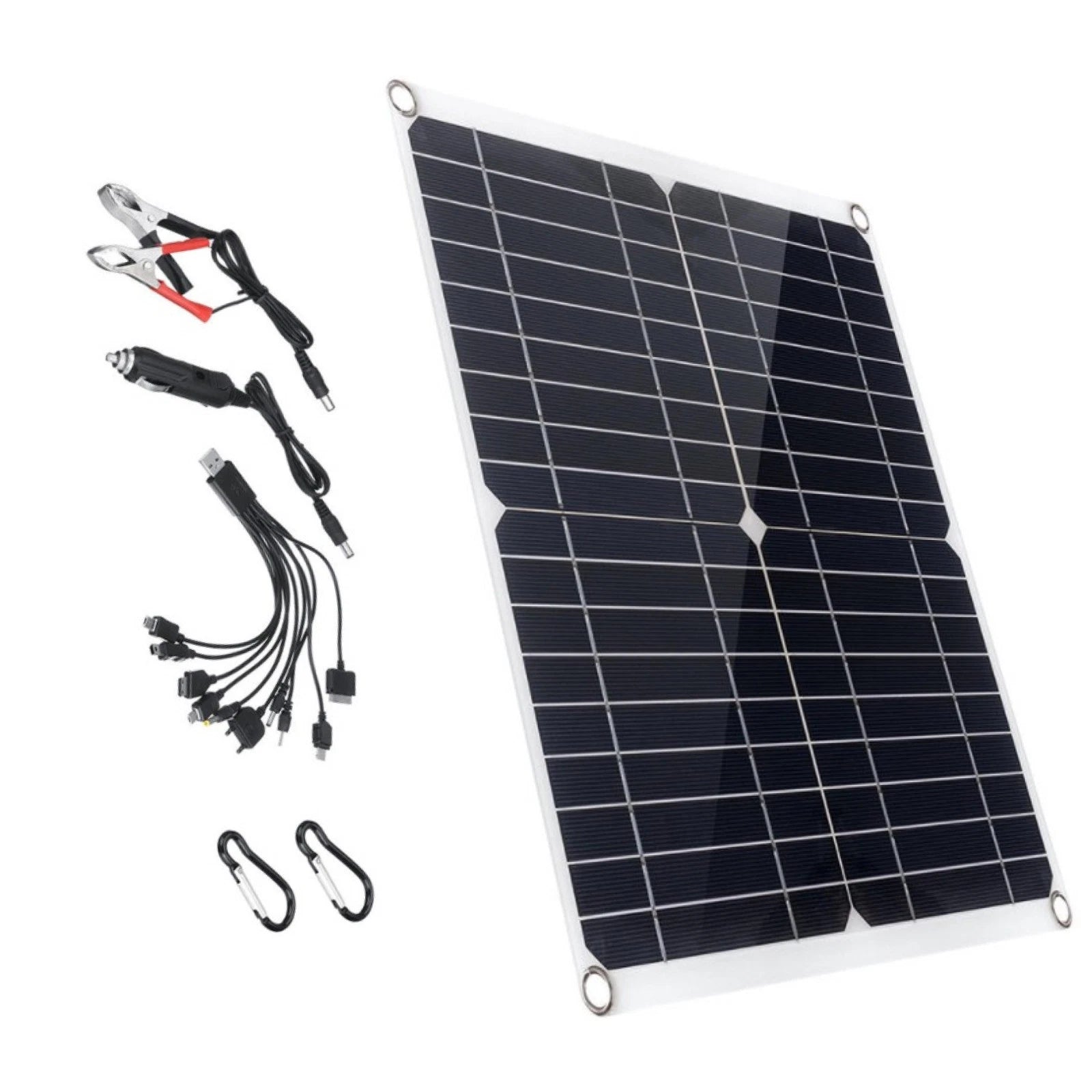 50W Solar Panel Kit 12V 20/40/60/100a Battery | Built Supply Co