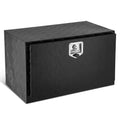 30" W X 18" H X 17.3" D 5 Bar Diamond Tread Black Aluminum Tool Box