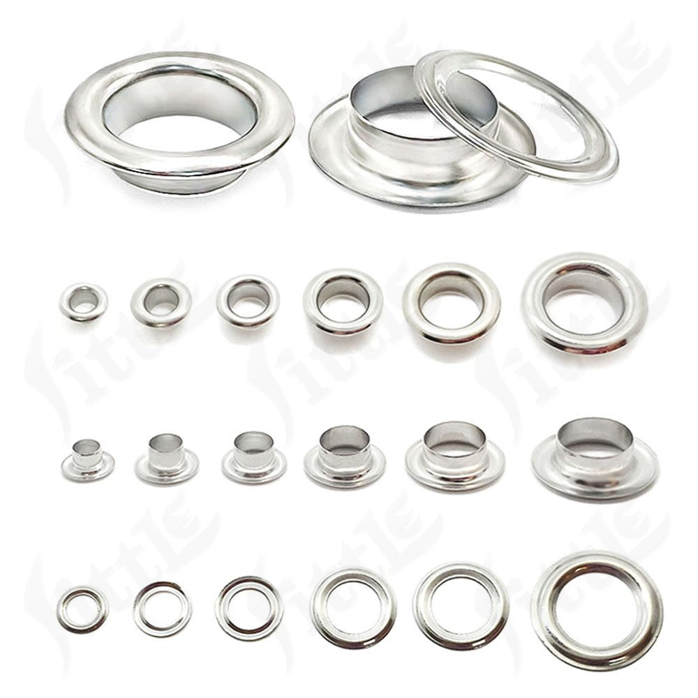 Stainless Steel Eyelets with Washer Grommets