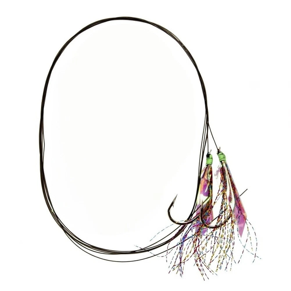 Artificial Fish Skin Hooks Fluorescent Multicolor For Saltwater