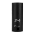 Capri Tools Deep Impact Socket, 3/8 In. Drive, 12-point, Sae 5/16 To