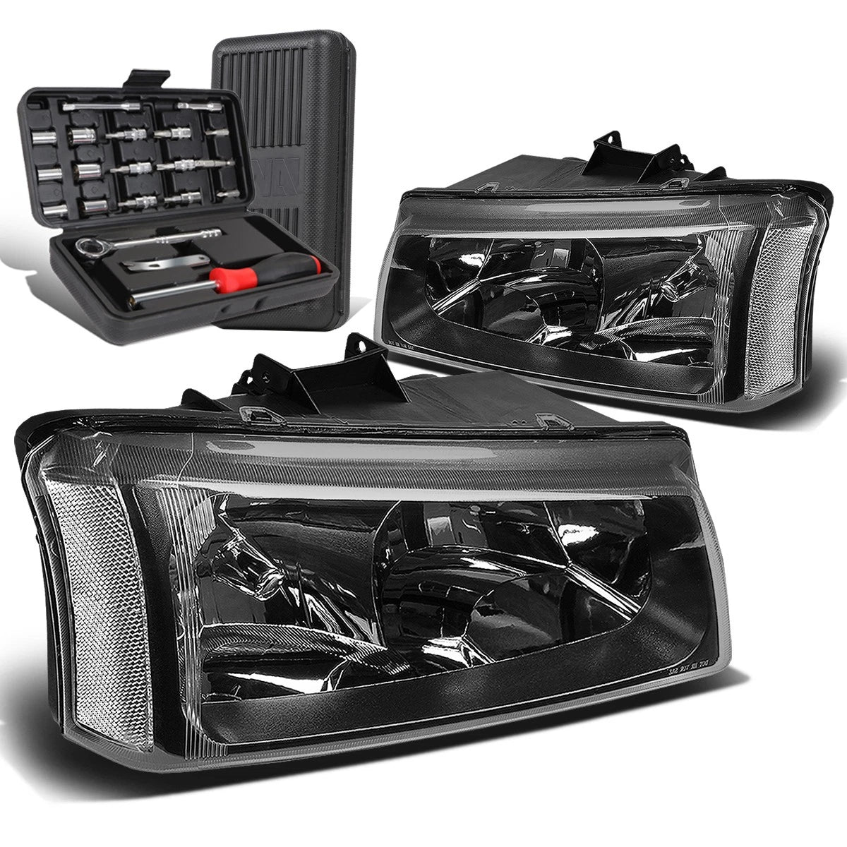 For 2003-2006 Chevy Silverado Black/clear Signal | Built Supply Co