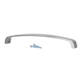 10 Modern Bo Square 6-5/16" Brushed Nickel Kitchen Cabinet Handle