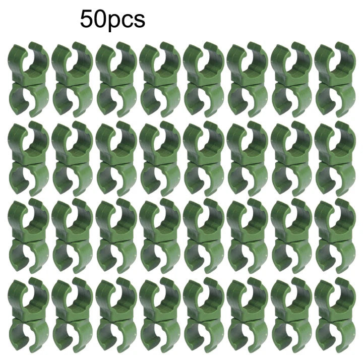 50 Pack Of Adjustable Plant Clips For Quick And Reliable Support