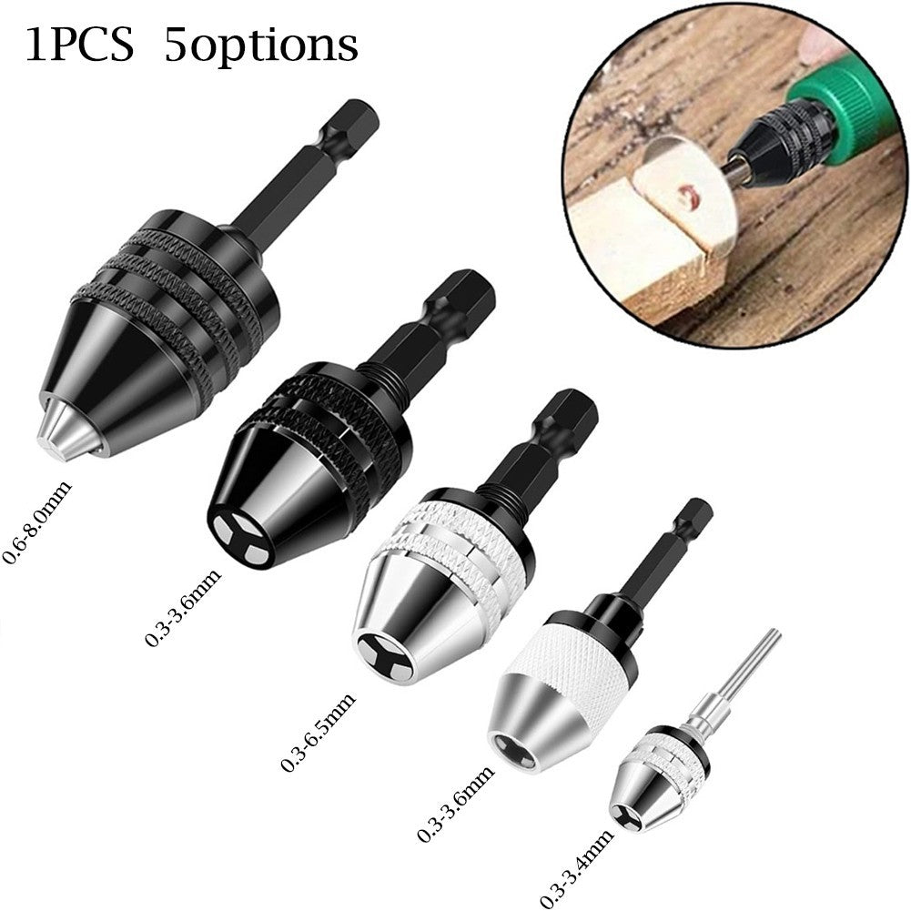 Change Drill Bits Quickly and Easily with this Hex Shank Keyless Chuck AdapterOp