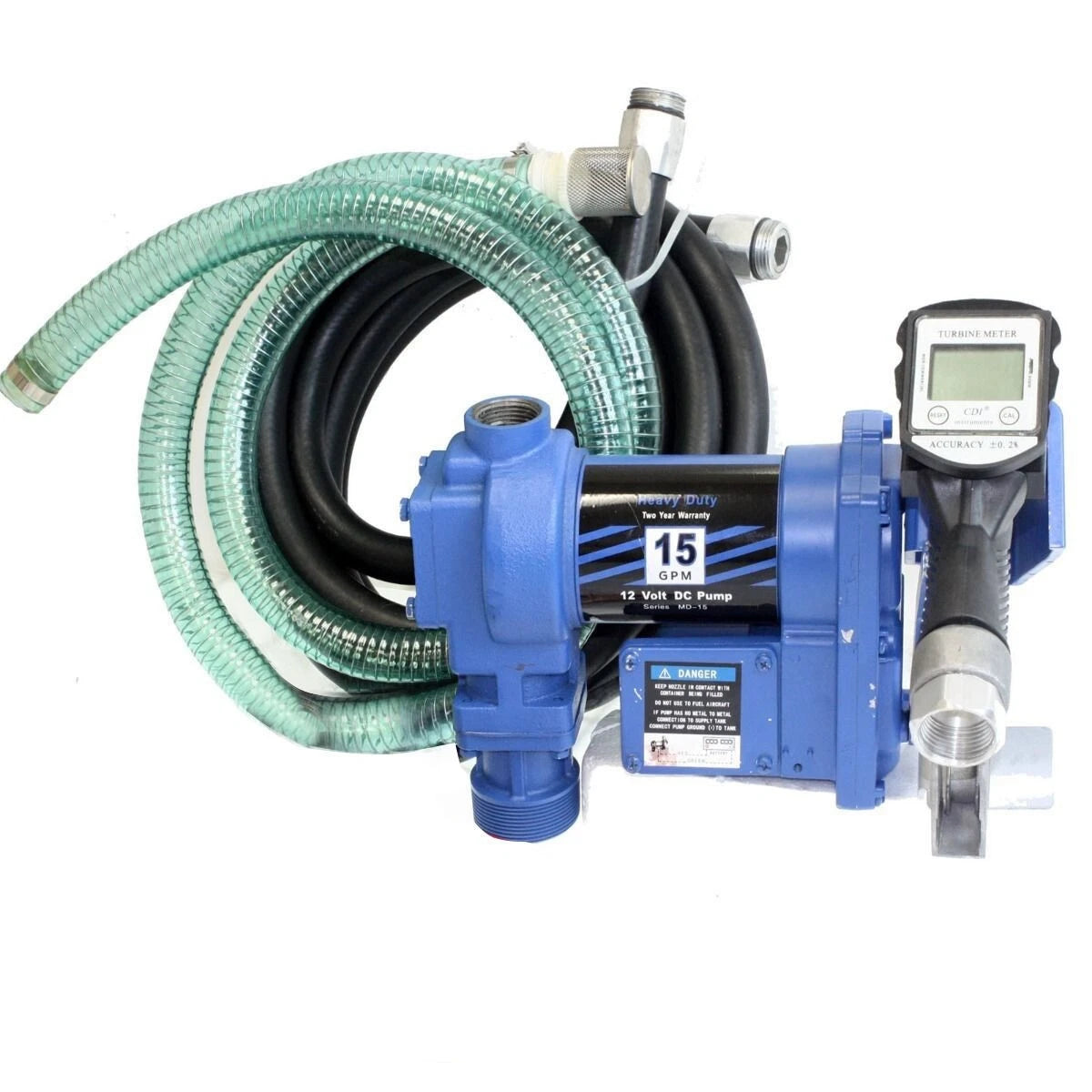 12 Volt Diesel Gasoline Anti-explosive Fuel Transfer Pump W/digital