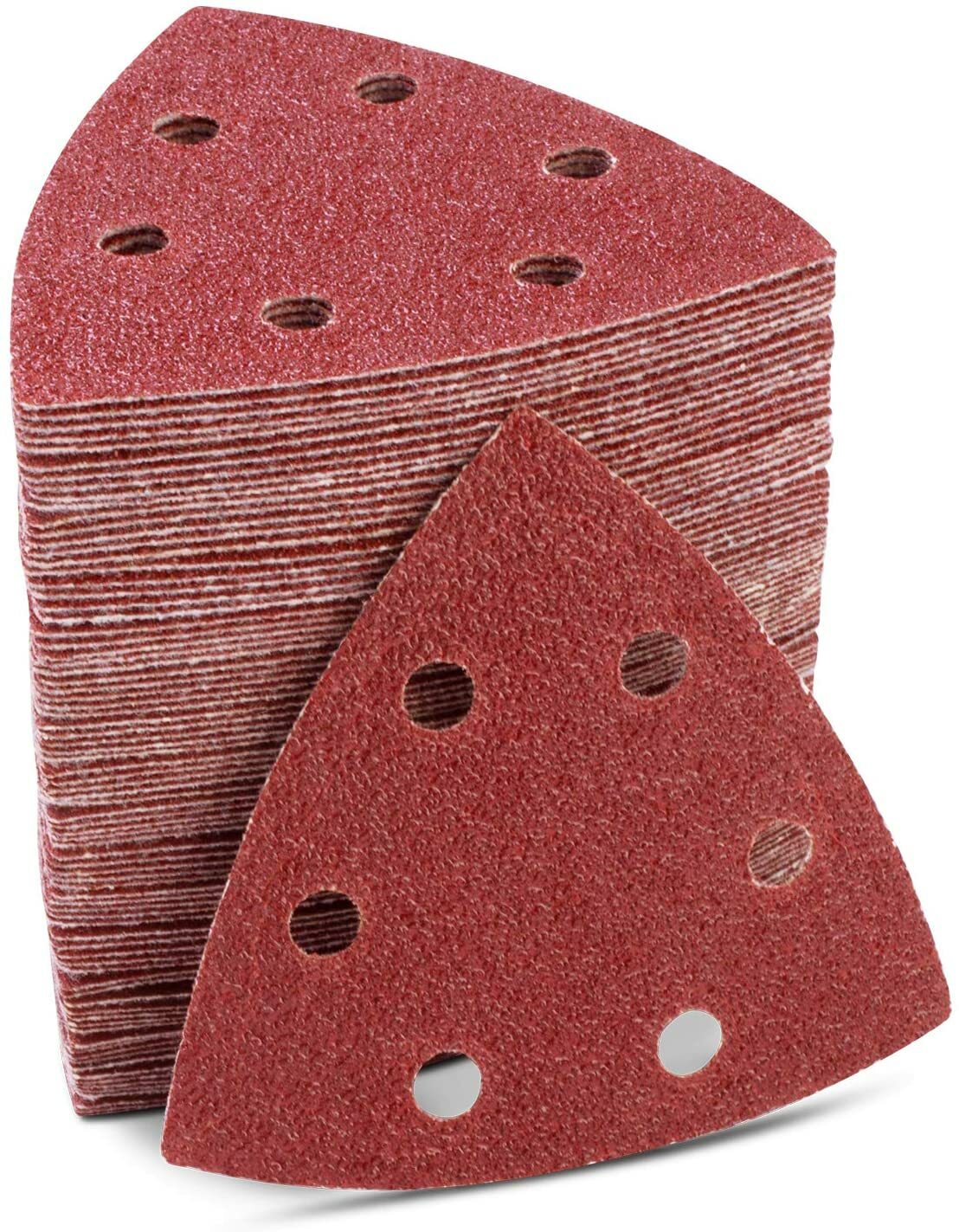 50Pack 6 Inch 17-Hole 180 Grit Sanding Discs Hook Loop by Unbranded