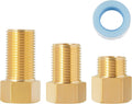 1/2" Male × 1/2'' Female Brass Pipe Extension Adapter, 1/2 Inch Brass
