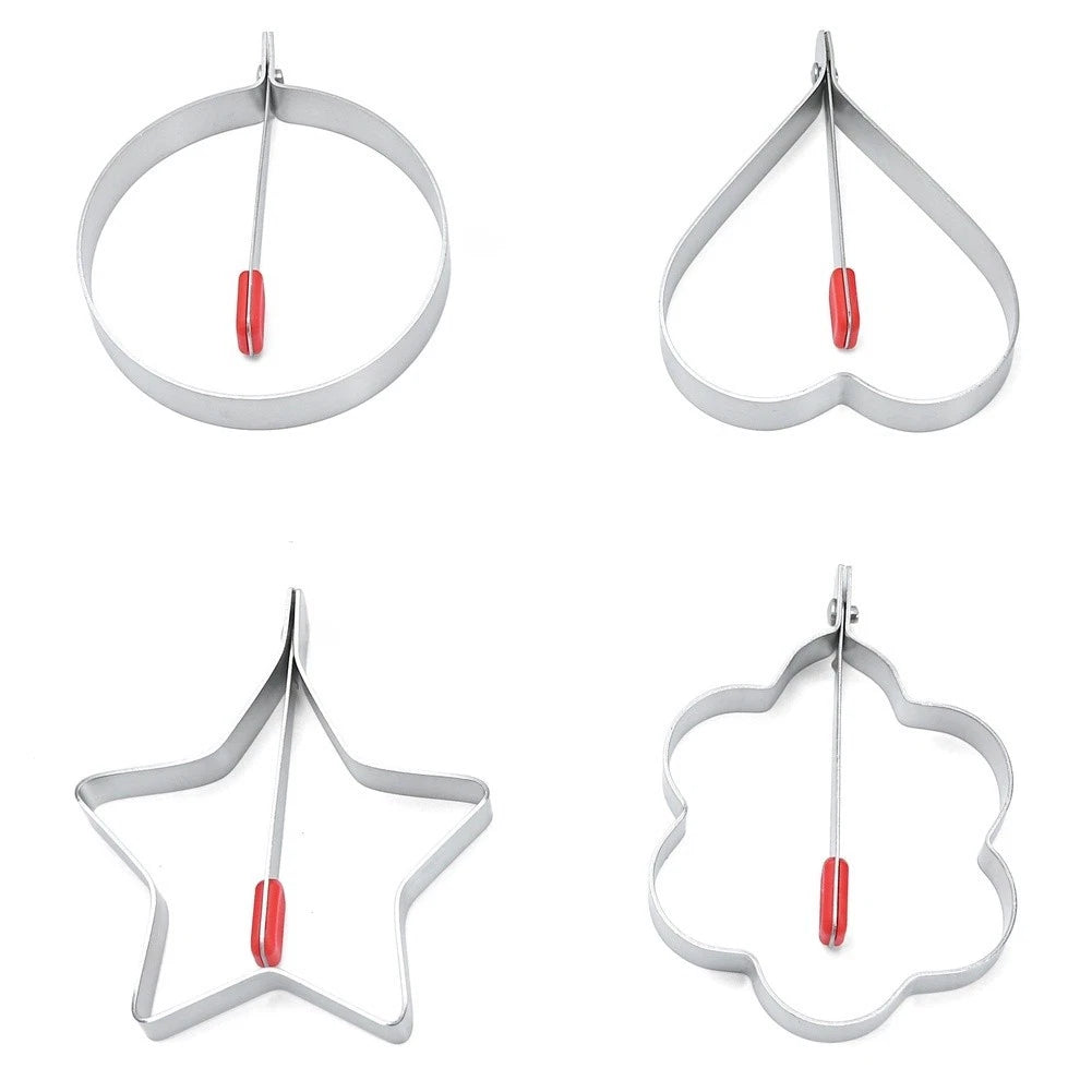 Stainless Steel Egg Ring Set For Breakfast Eggs Pancakes Crepes