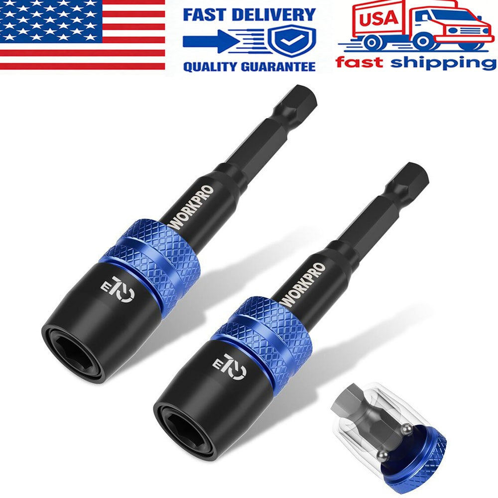 WORKPRO 2-Piece 3" Drill Bit Extension Set by WORKPRO