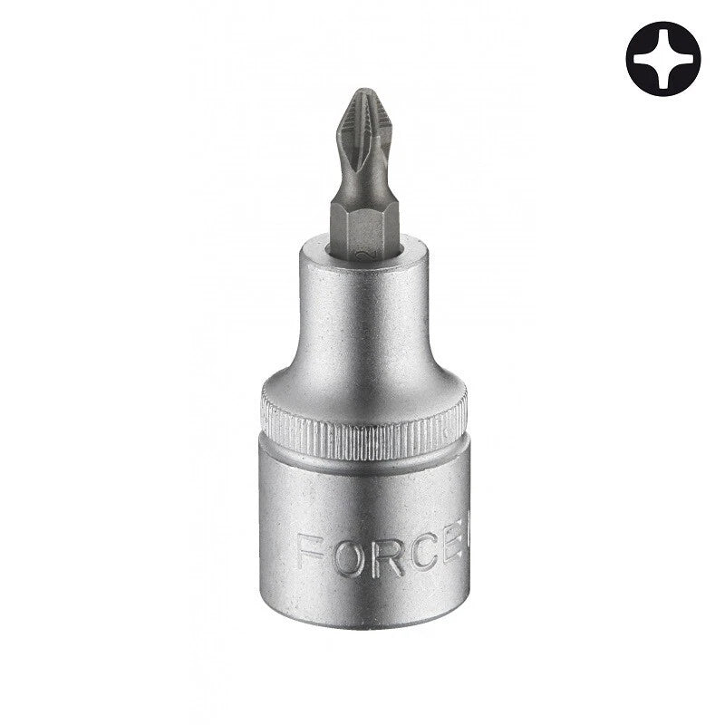 Force / King Tony S2 Steel 3/8" Dr. Phillip Slotted Flat Socket Bits