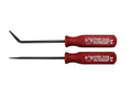 Wilde 2pc Mini Micro Pry Bar Set Curved & Straight