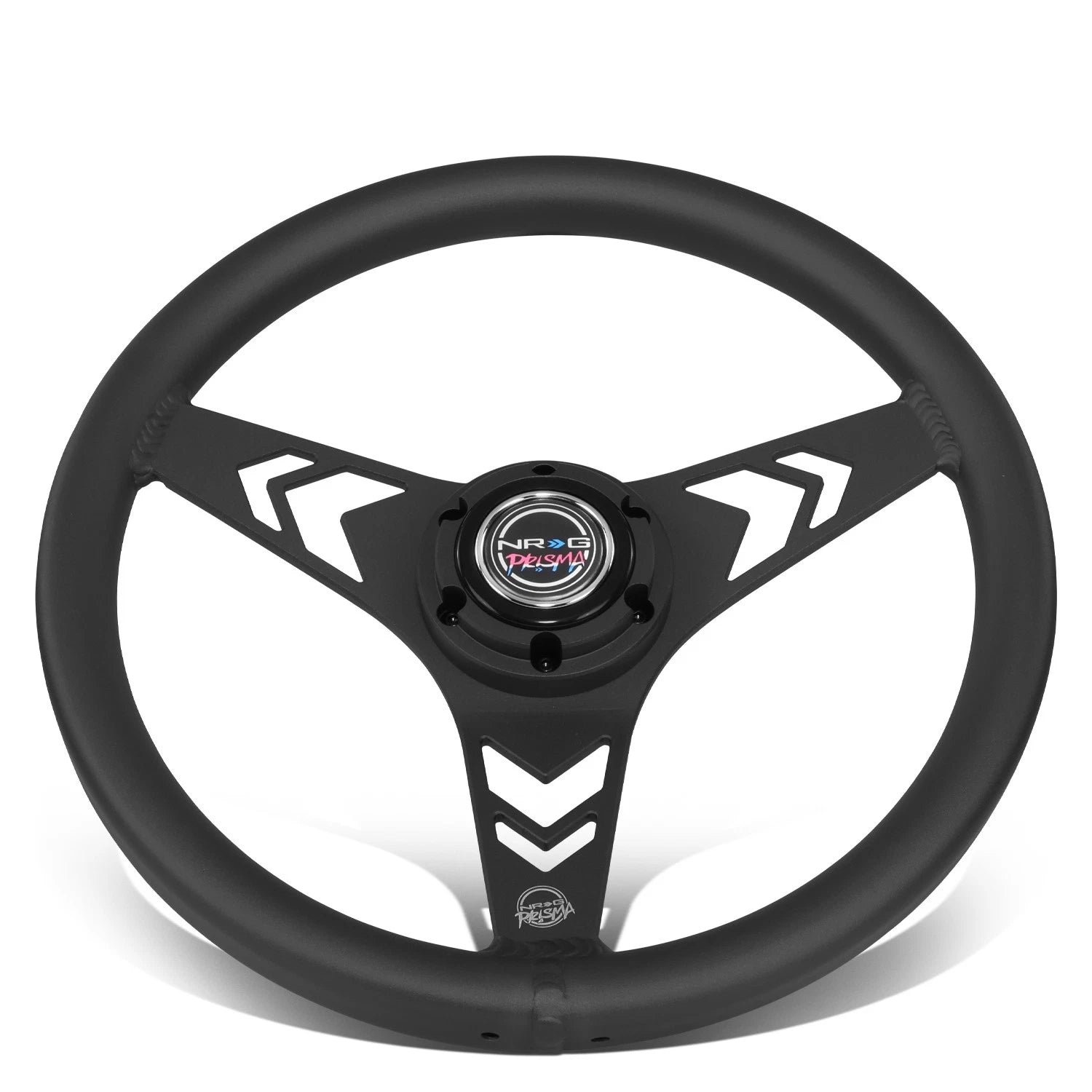330mm 1" Dish Wheel Nrg 3-spoke Black All Aluminum Frame Steering
